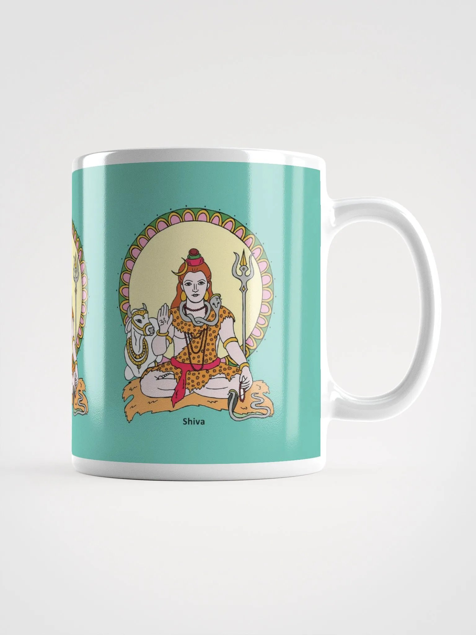 Shiva the Ascetic Mug (Teal) product image (1)