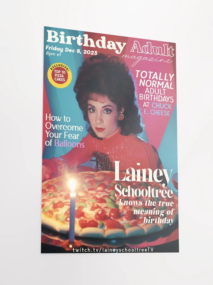 Birthday Adult Cover Print (Limited Edition) product image (2)
