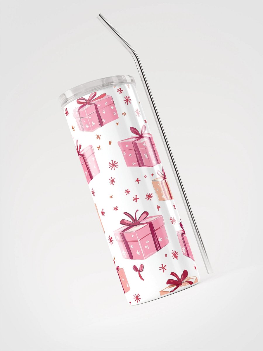 Pink Christmas Gifts Stainless Steel Tumbler product image (3)