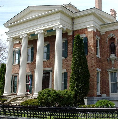 Dr. Sylvester Willard Mansion
Built: 1836
Location: Auburn, New York

cc2 and cc4 photo from Doug Kerr, Lvklock