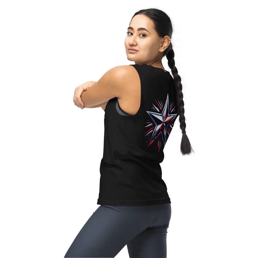 T3 Red Star Burst Mens Tank product image (3)