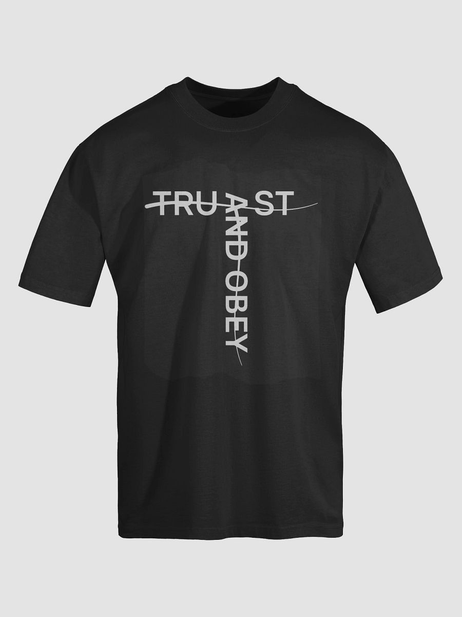 TRUST AND OBEY ,Rugged Cross Unisex Faded Tee product image (5)