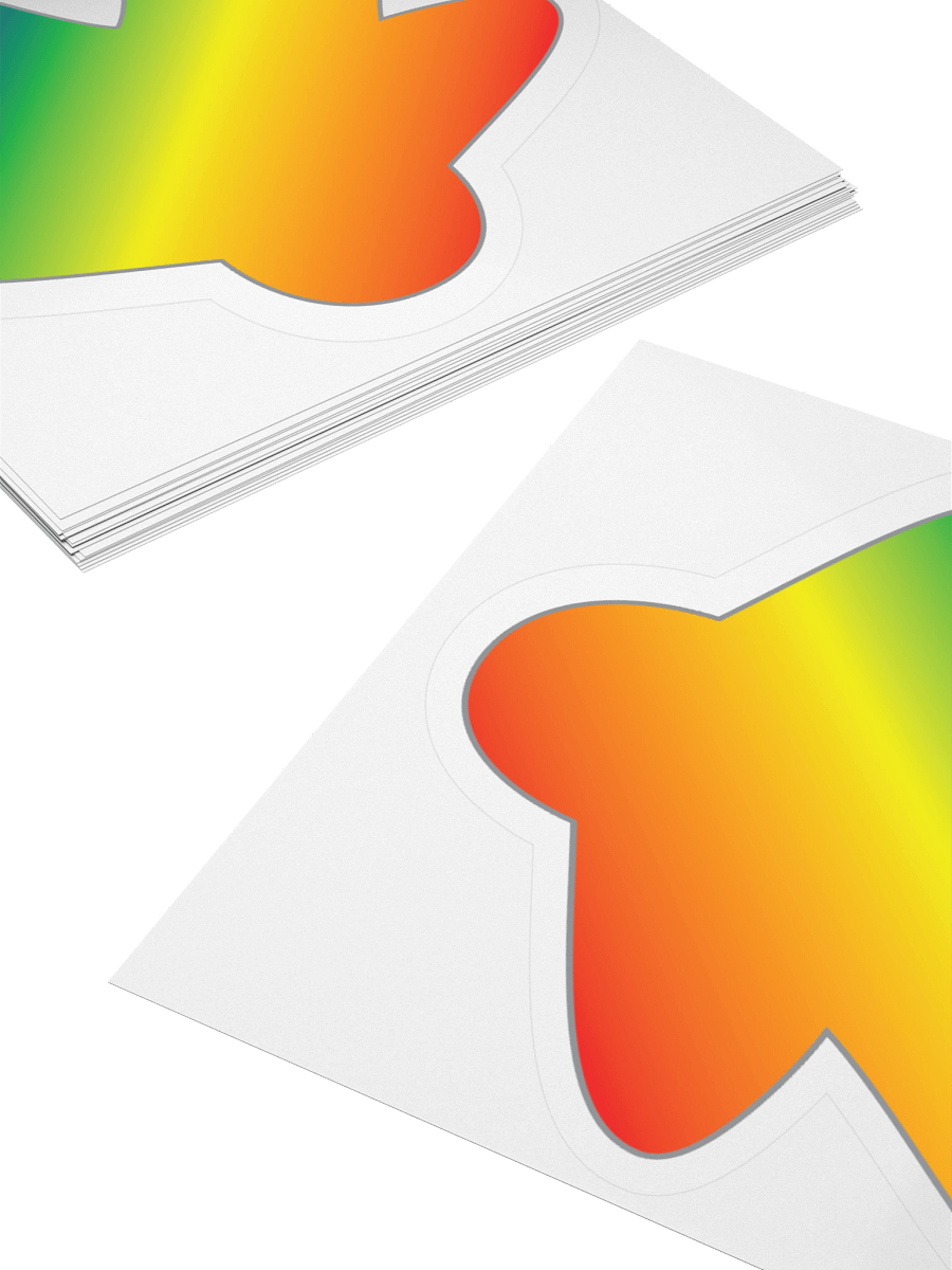 Rainbow Pride Gradient Meeple Sticker product image (10)