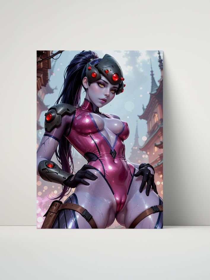 Overwatch – Widowmaker Crimson Tension – 8x10 Metal Print product image (1)