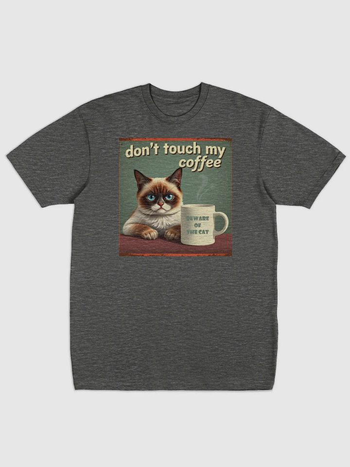 Coffee Cat Warning Tee product image (2)