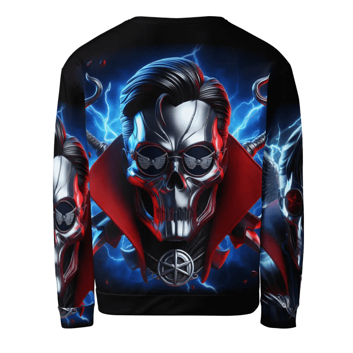 Silver Robot-Skull Face - Unisex Sweatshirt #29 product image (2)