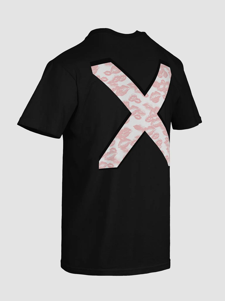 White X Pink Lipstick Kisses Shirt product image (102)