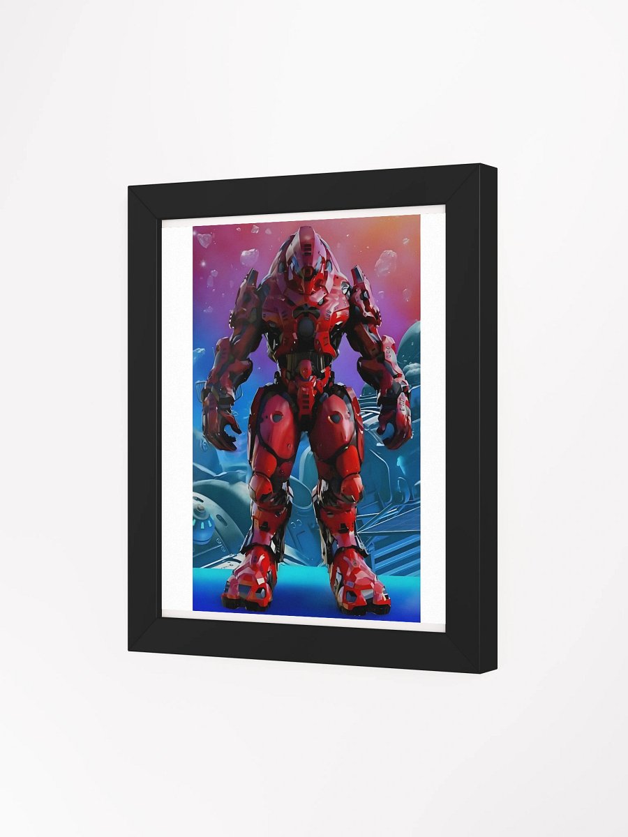 Wall Art Framed High-Quality Matte Poster (in) Steel Robot product image (37)