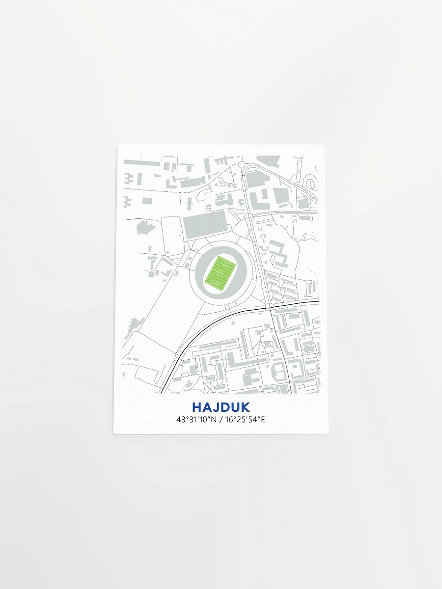 Hajduk Stadium Map Design Poster product image (4)