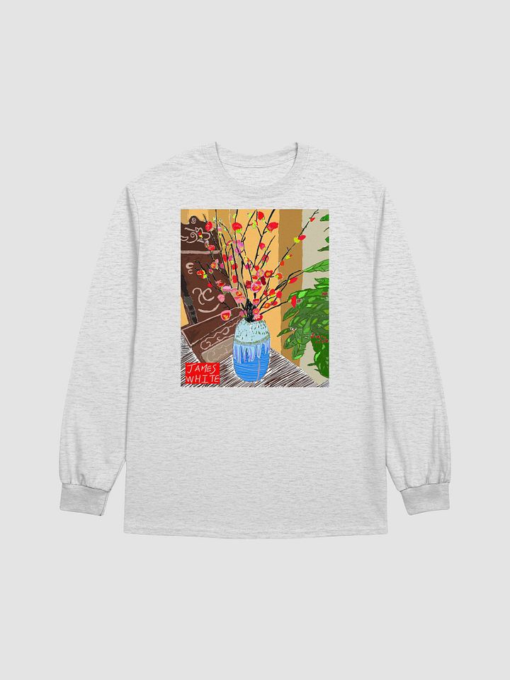 Gildan Ultra Cotton Long Sleeve T-Shirt: flower vase product image (1)