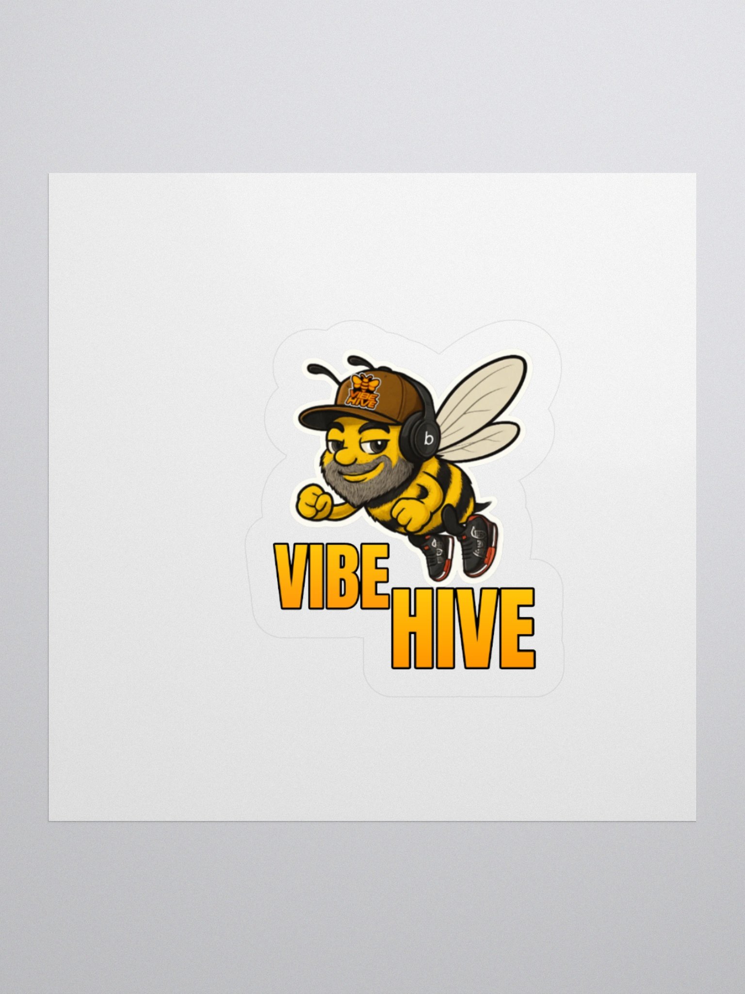 Bearded Bee Vibe Hive Stickers product image (3)