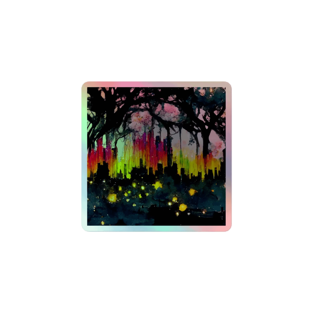City Lights Holographic Sticker Set product image (1)