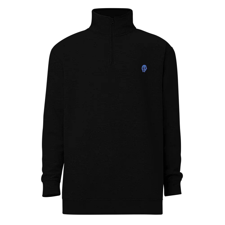 EXCLAIMING MENTALLY (violet design) embroidered quarter zip product image (2)