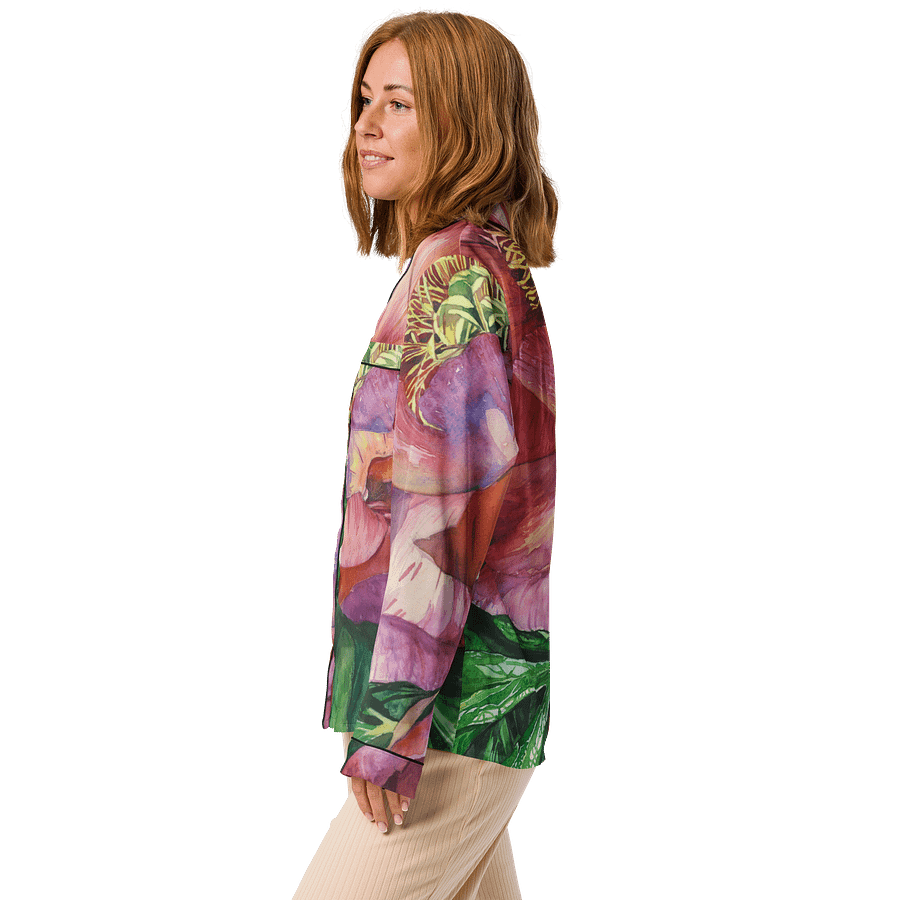 Peony - Women's Long Sleeve Pajama Top product image (4)