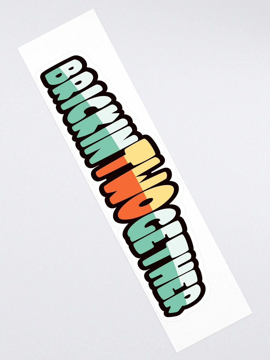 BrickinTwogether Logo Sticker product image (2)