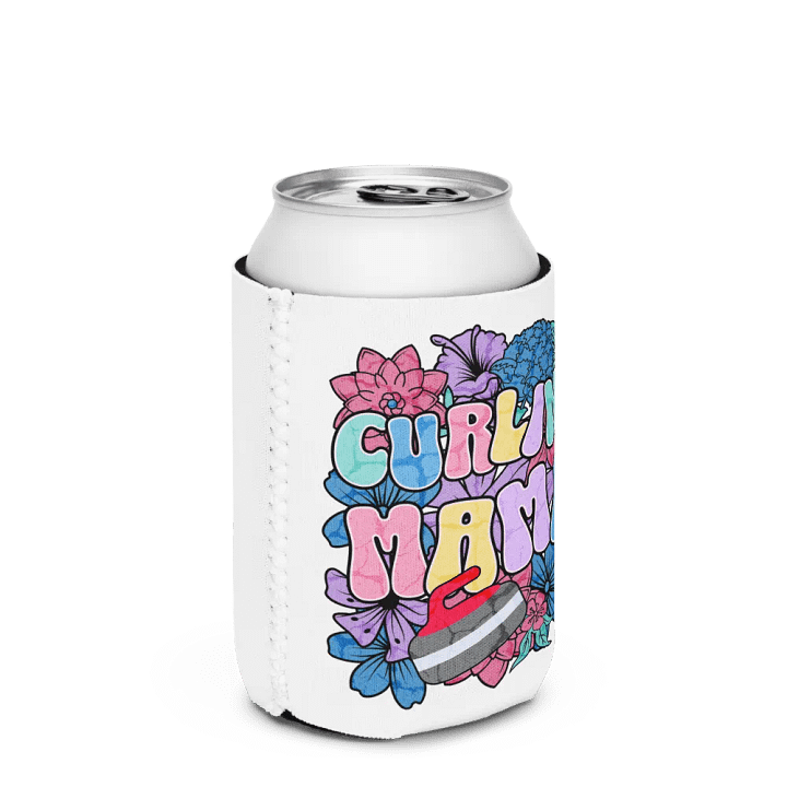Curling Mama Floral Can Cooler product image (2)