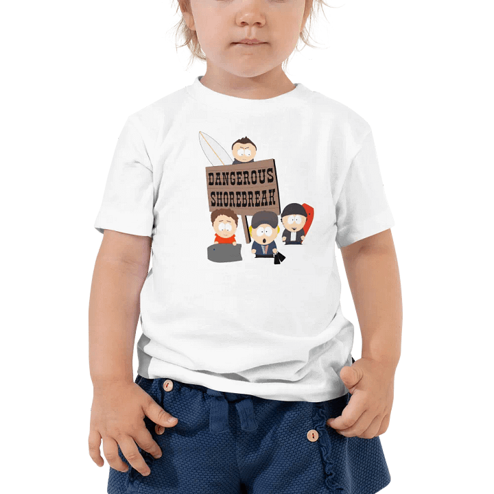 We Bodyboard // Dangerous Shorebreak Toddler Tee product image (1)