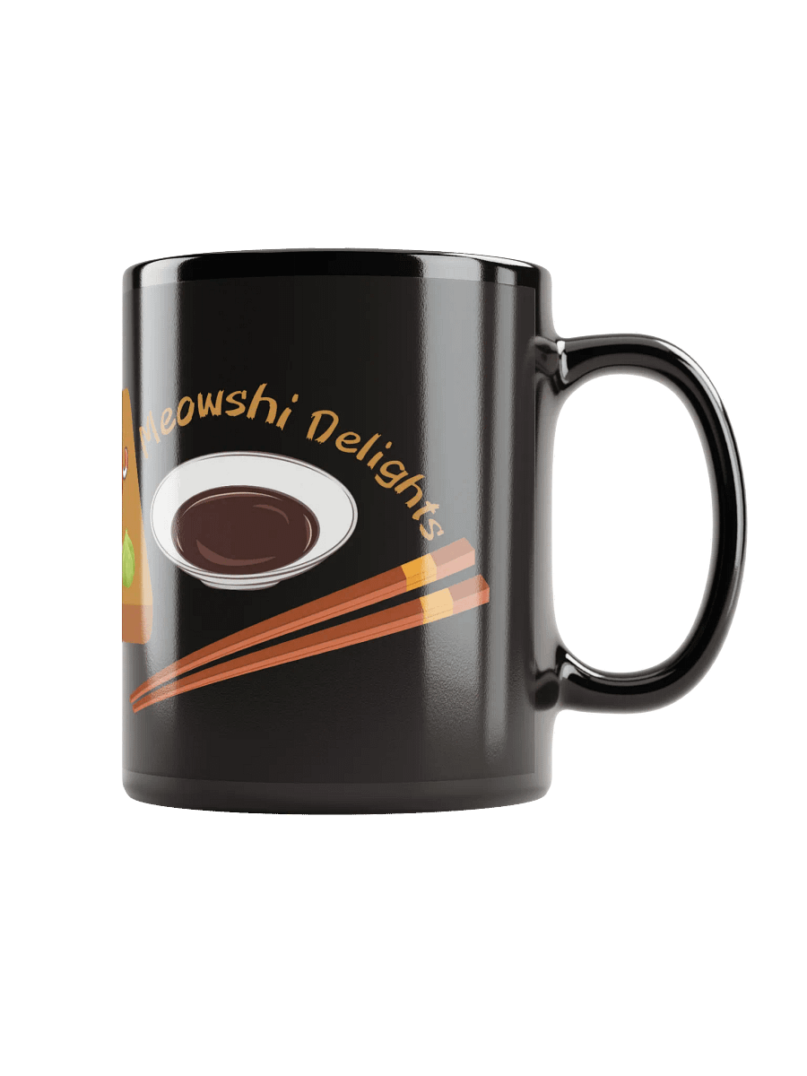 Sushi Cats Black Glossy Mug product image (2)