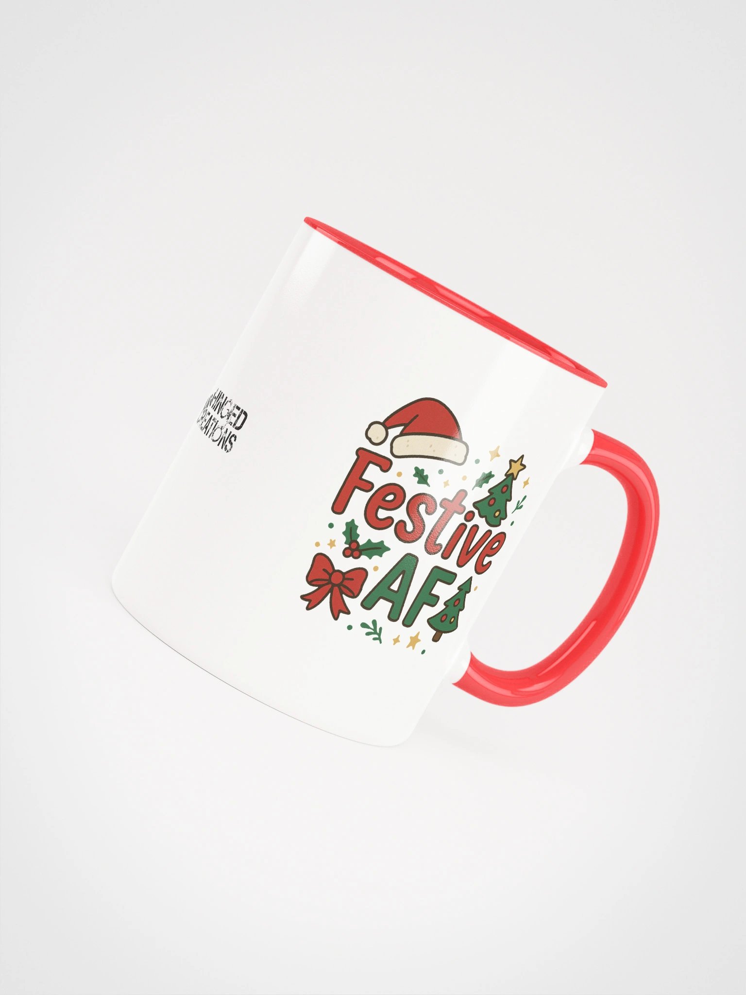 Festive AF Coffee Mug Multicolor Inside product image (4)