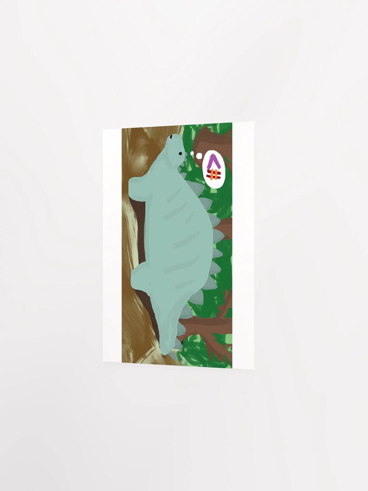 Dinosaur sending love print product image (2)