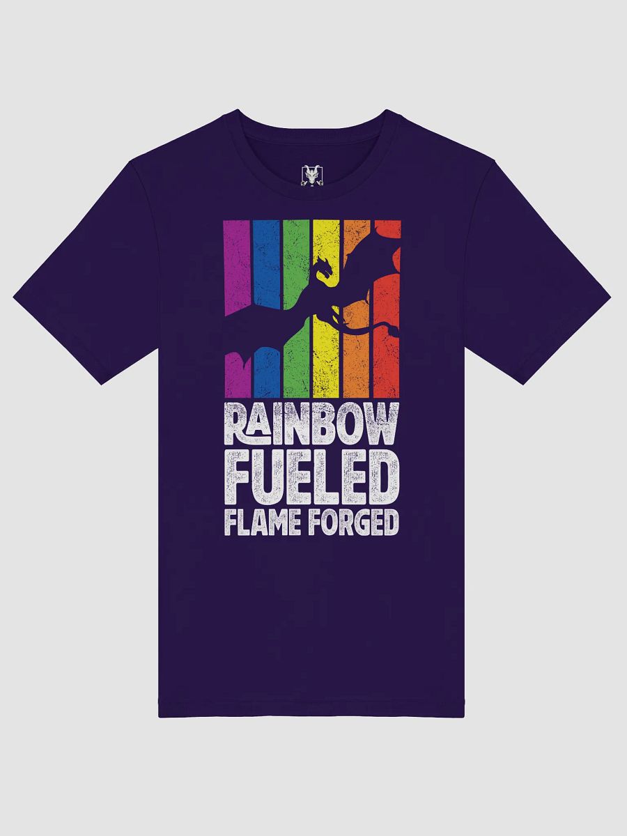 Rainbow Fueled. Flame Forged Pride Supersoft T-Shirt product image (42)