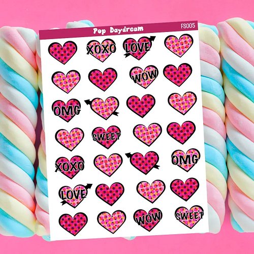 New sticker sheet coming soon. Free shipping on all stickers till Feb 11th. Link in bio popdaydream.etsy.com

#etsyshop #stic...