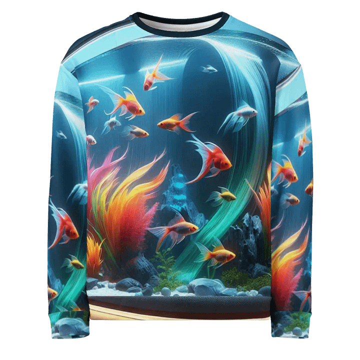 Aquatic Symphony Unisex Sweatshirt | AI Design product image (1)