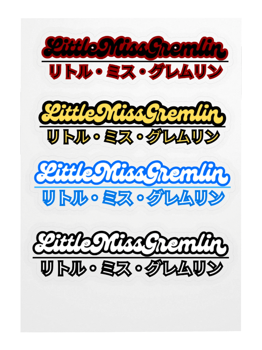 Little Miss Gremlin Sticker Sheet Set product image (3)