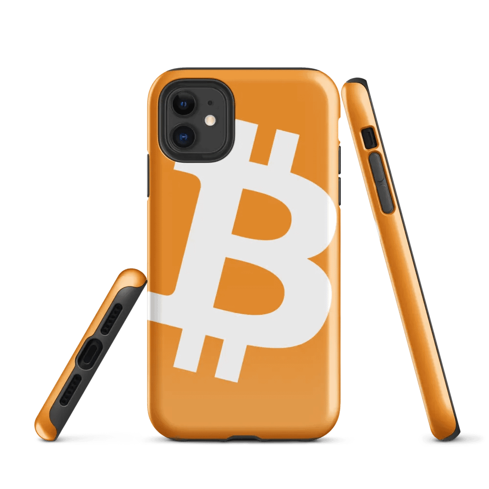 Bitcoin '₿' iPhone Case product image (1)