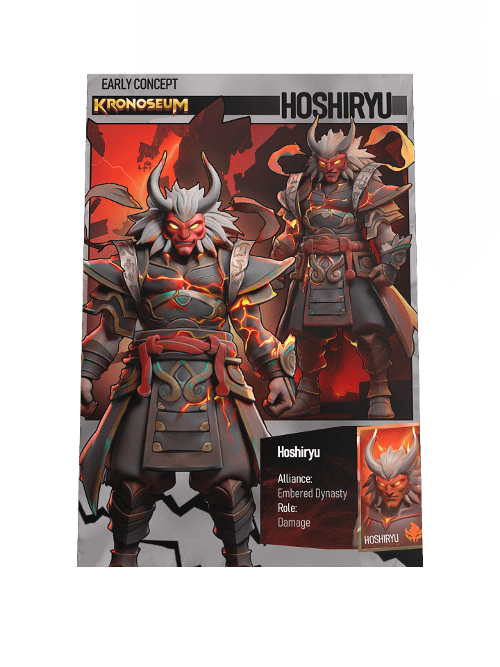 Hoshiryu Early Concept Art Poster product image (1)