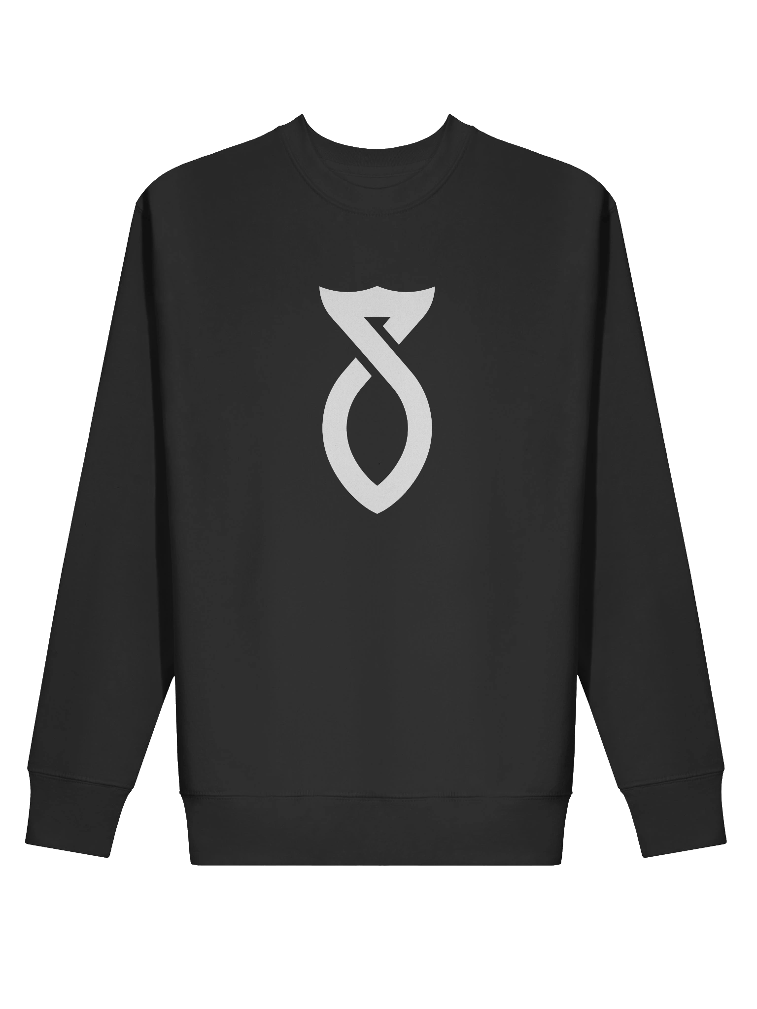White on Black Sweatshirt product image (2)