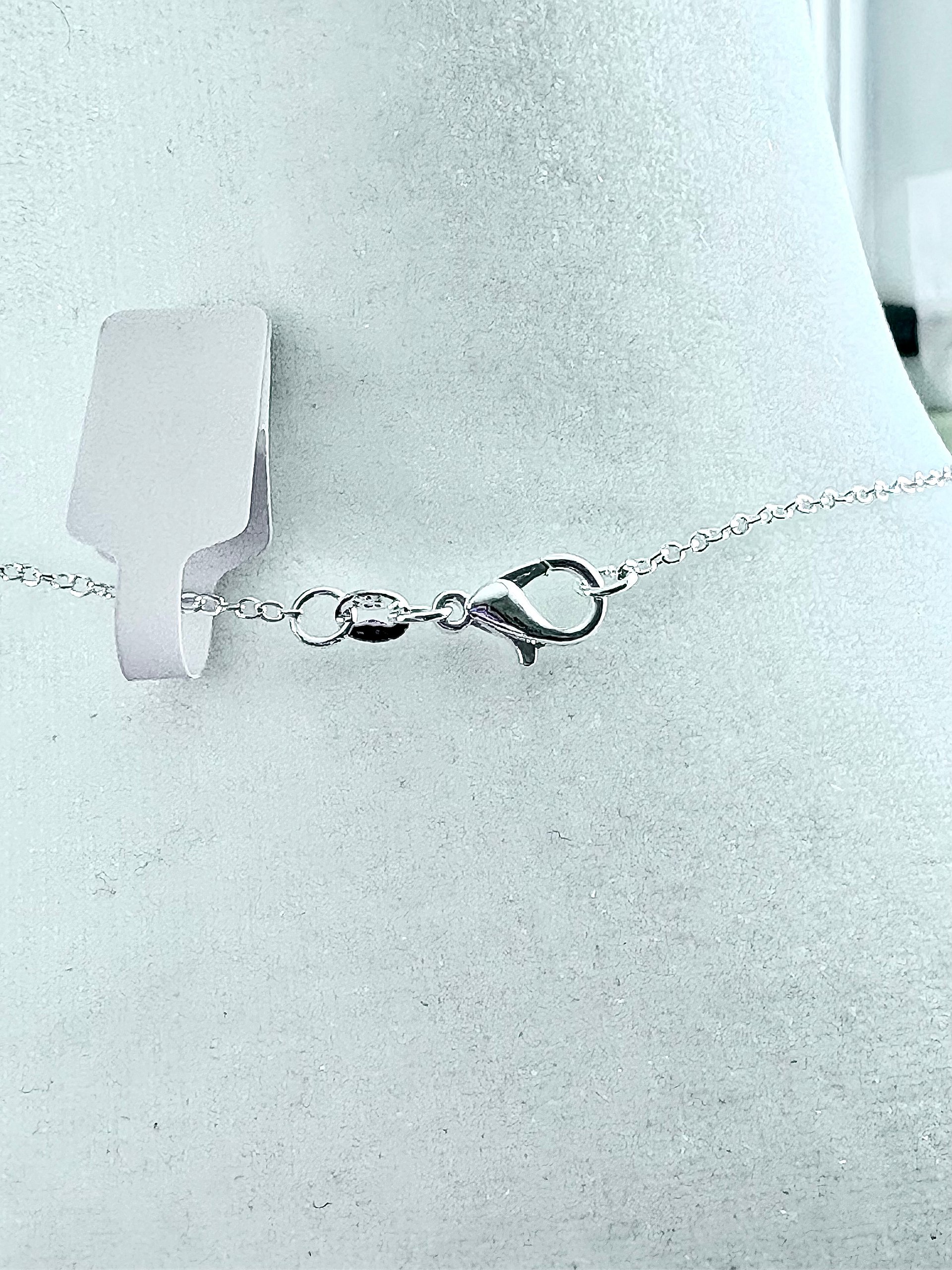 MFD-00038 | Medium Blue Sea Glass Pendant Necklace | Handmade Coastal Charm Jewelry by Monique Faella Designs™ product image (4)