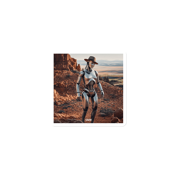 #1 - The Cyberpioneer Fridge Magnet product image (1)