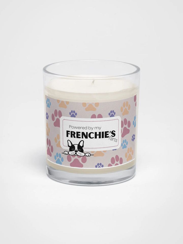 Happy Mother's Day To A French Bulldog Mom: Unscented Soy Candle - Powered By My Frenchie's Farts product image (2)