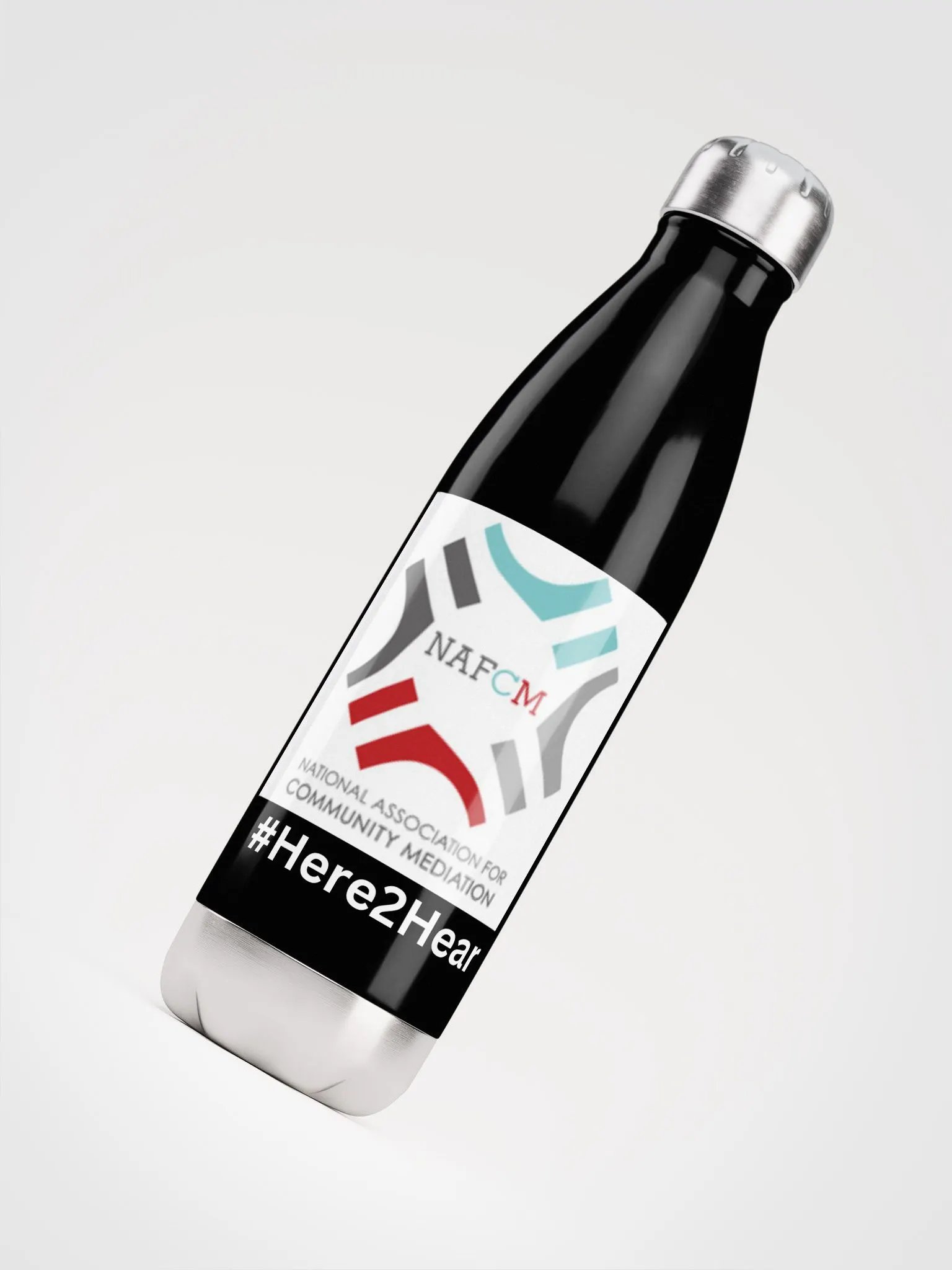 NAFCM Logo Stainless Steel Water Bottle product image (4)
