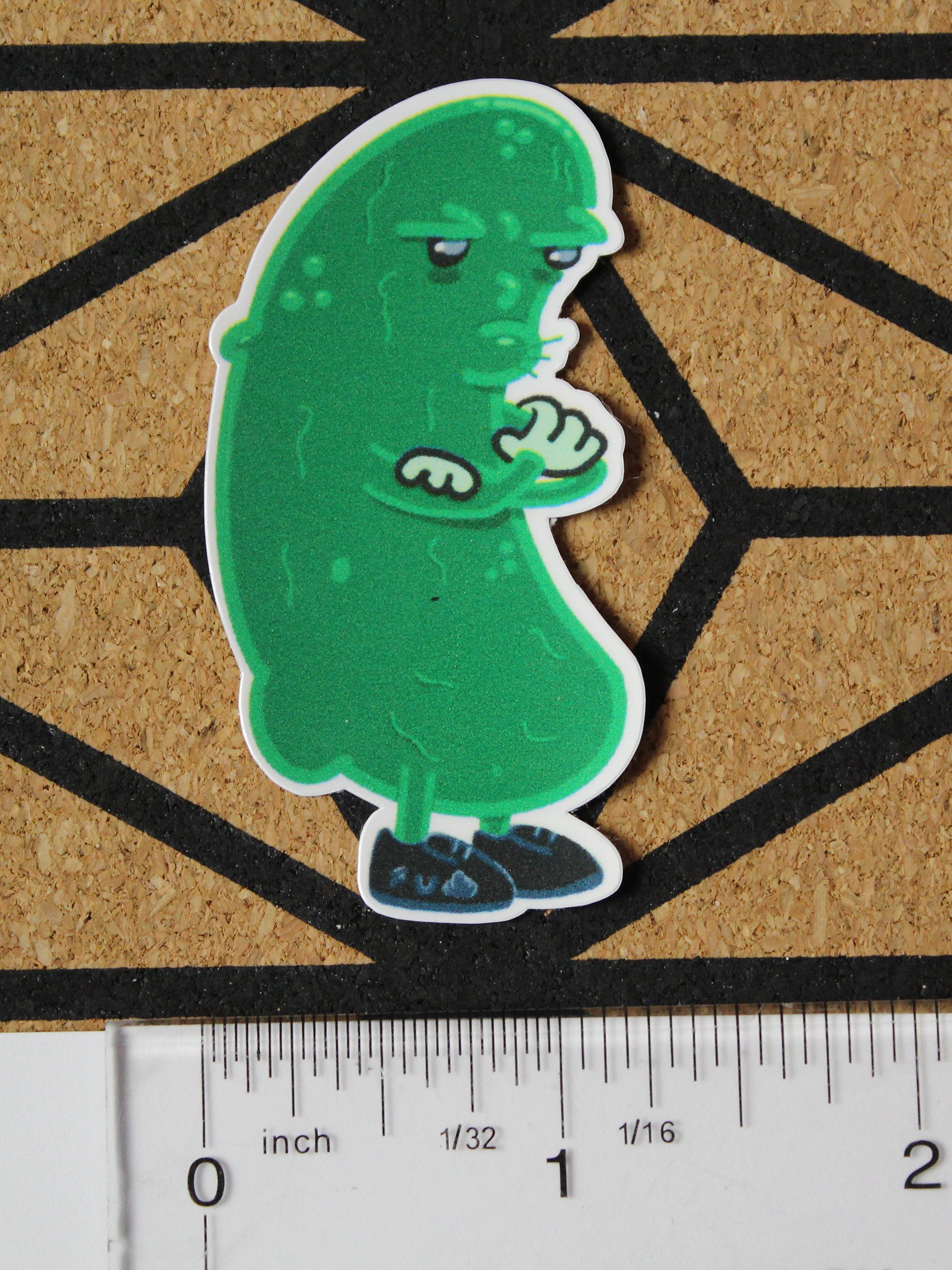 Grumpy pickle sticker product image (1)