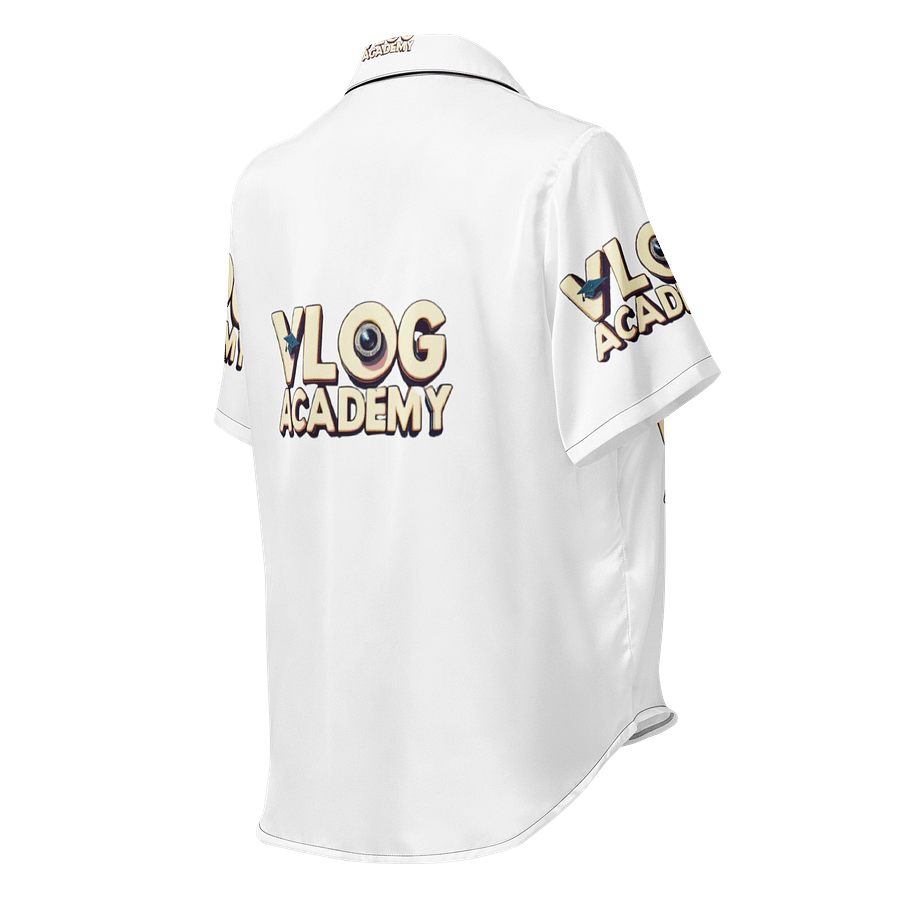 Vlog Academy All-Over Print Women's Short Sleeve Pajama Top product image (2)