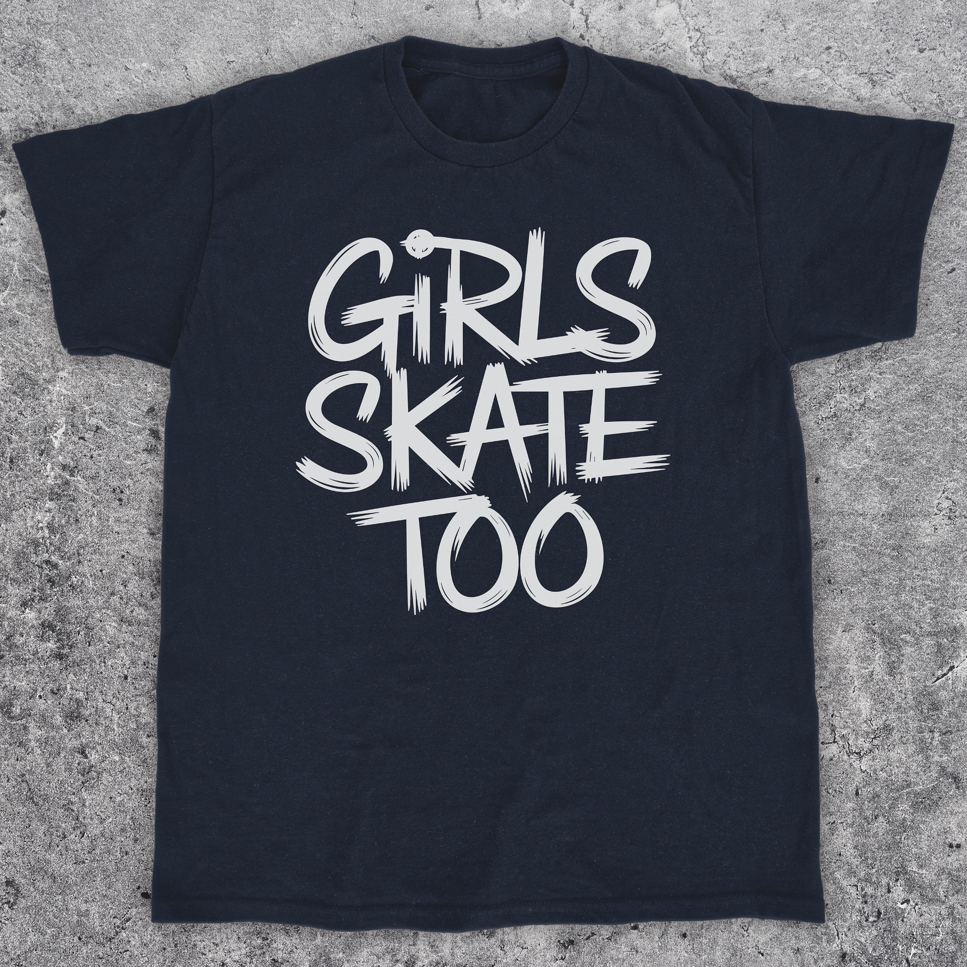 Girls skate too, Skateboarding t-shirt, Unisex product image (1)