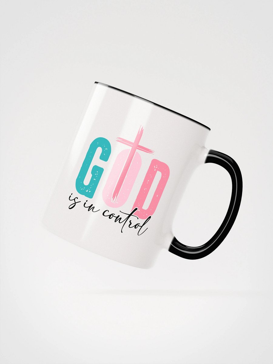 God Is In Control Christian Inspirational Ceramic Coffee Mug product image (2)