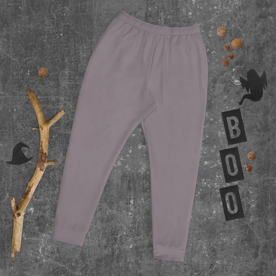 Plain Medium Gray True Summer Recycled Polyester Premium Men's Joggers by Treasure Pie product image (9)