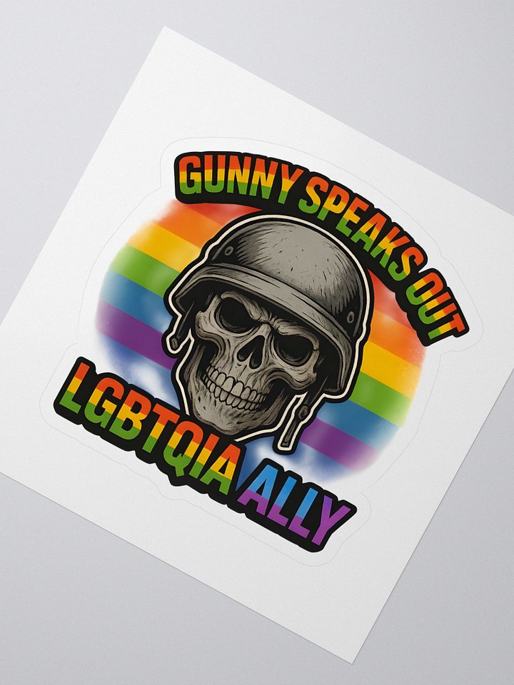 Rainbow Skull Kiss Cut Stickers product image (2)
