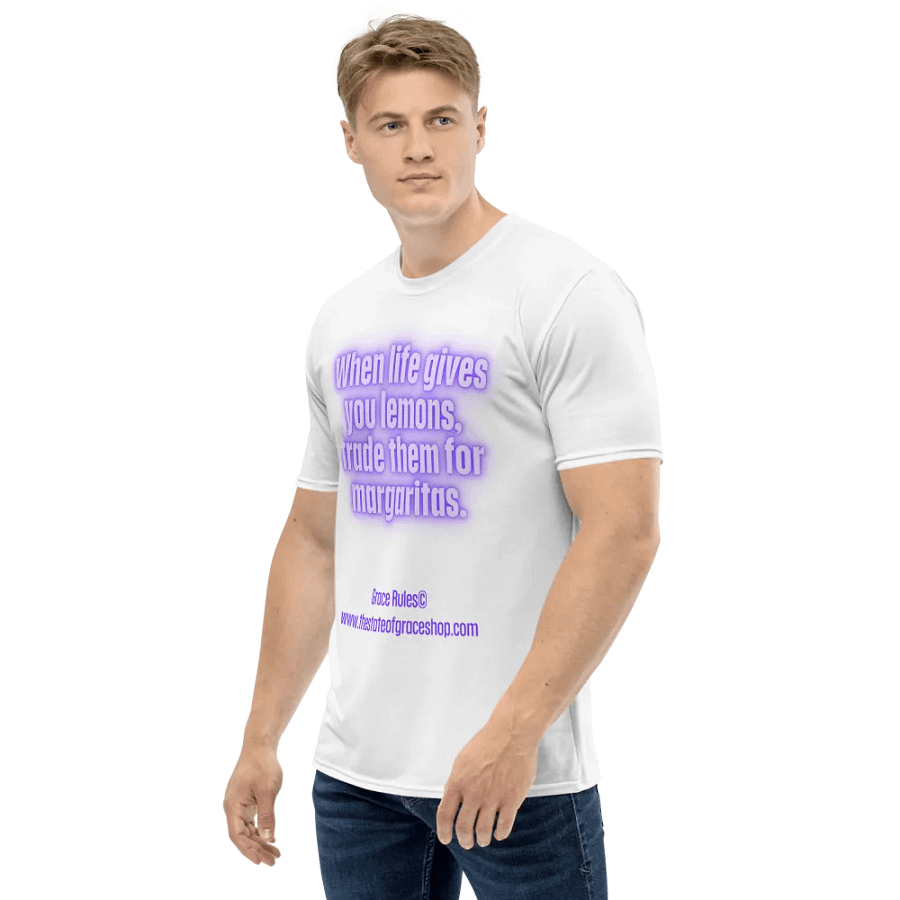 FUNNY TEES 4 U FOR MEN “When life gives you lemons, trade them for margaritas.” product image (3)