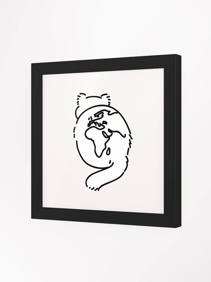 Planet Manul Africa & Europe - Framed Print product image (5)