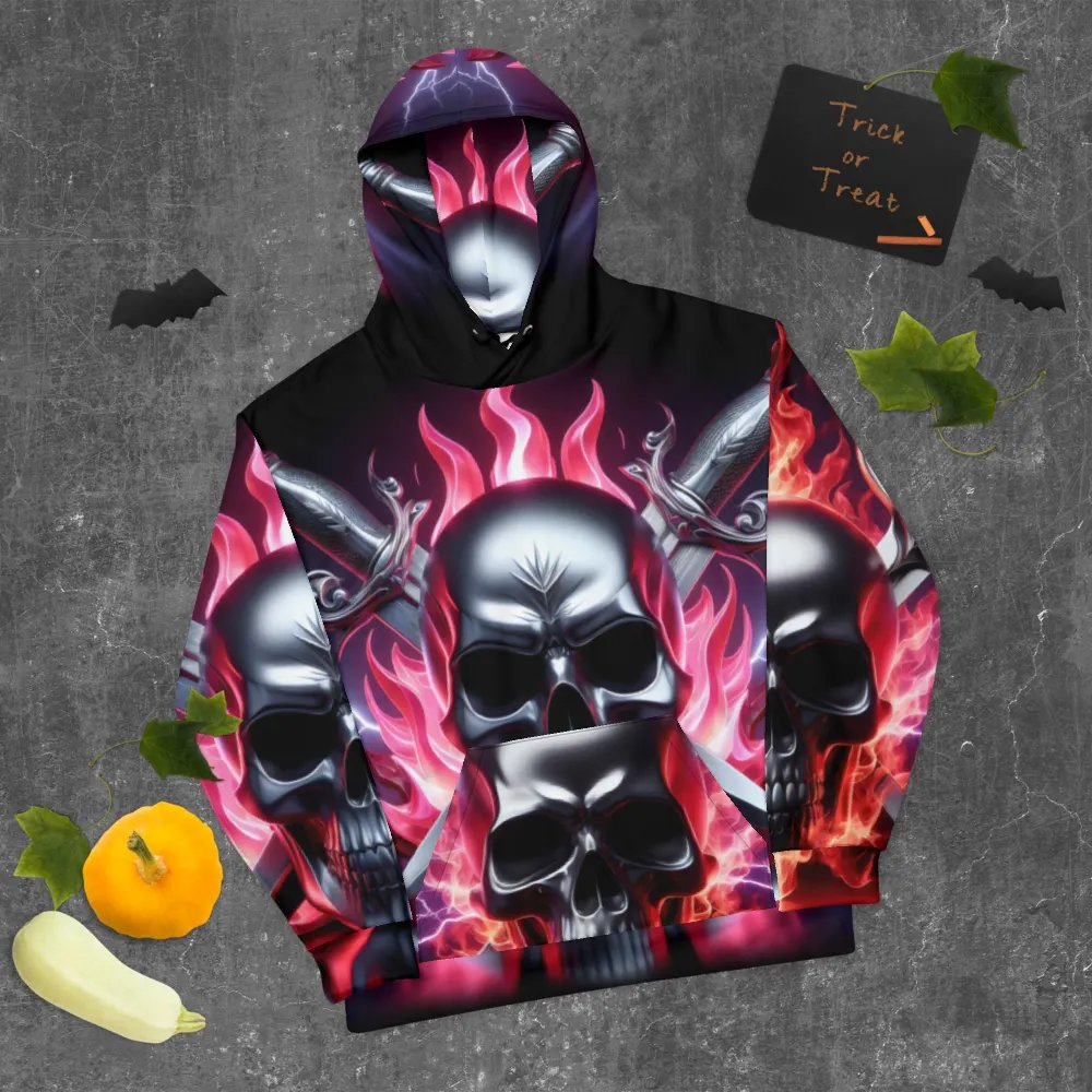 Hoodie Clothing - Unisex Skull Hoodie #21 product image (9)
