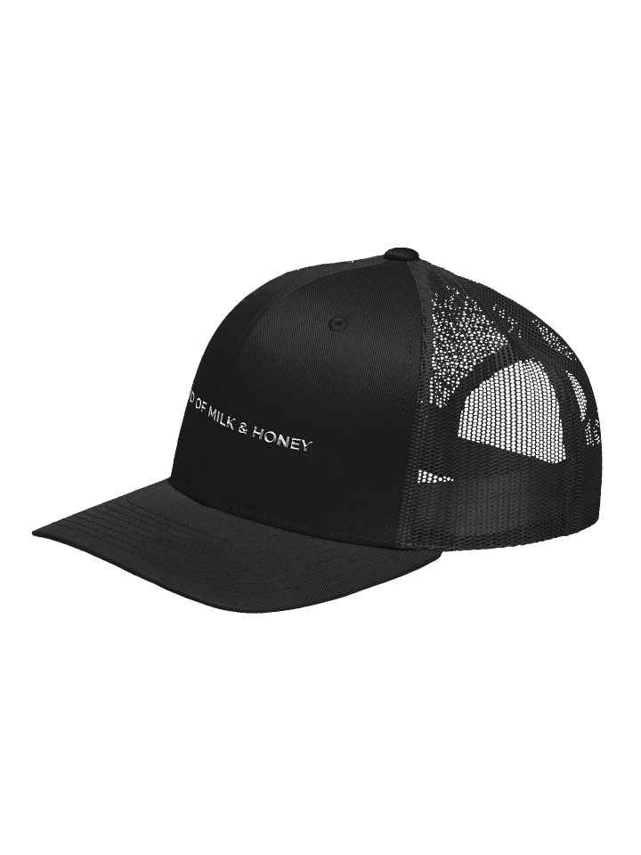 LAND OF MILK & HONEY Trucker Cap — Pure. Timeless. True. product image (2)