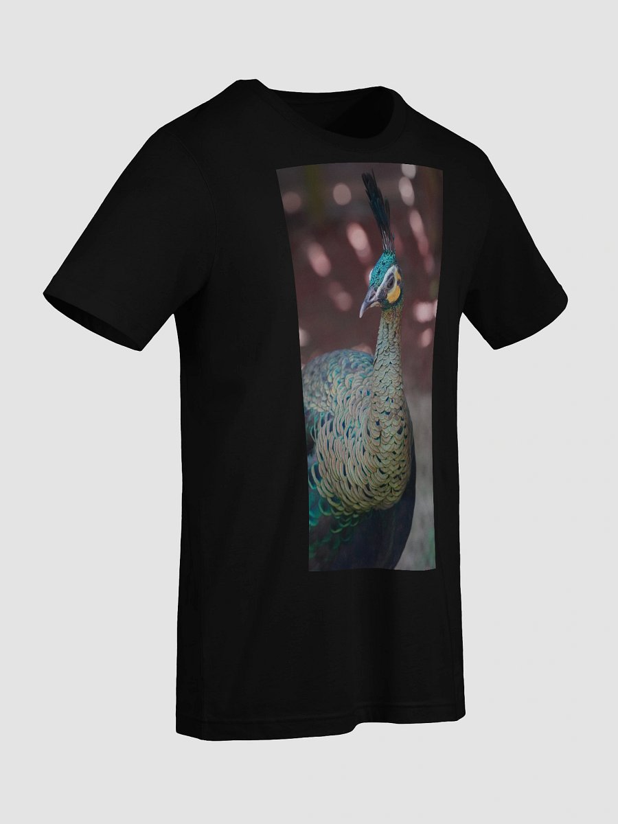 Iridescent Peafowl Feathered T-Shirt product image (9)