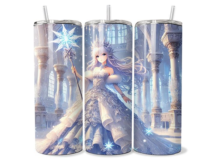 Snow Queen Elegance Tumbler - 20oz Stainless Steel product image (1)