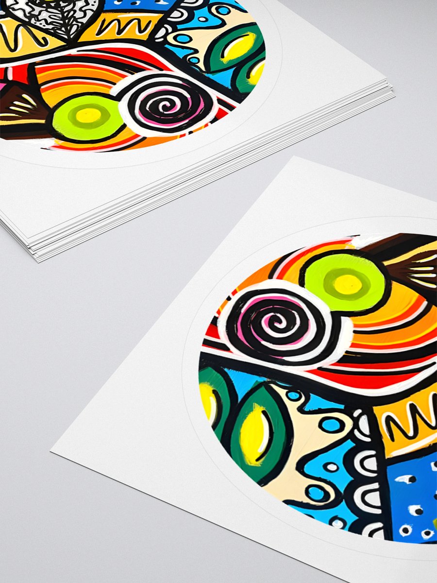 Mind Games Artwork Vinyl Stickers (3" x 3") product image (4)