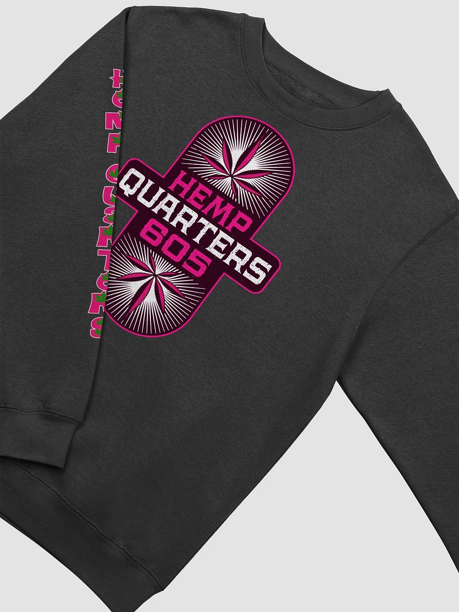 Hemp Quarters Pink Front/Read/Sleeves Black Sweat product image (3)