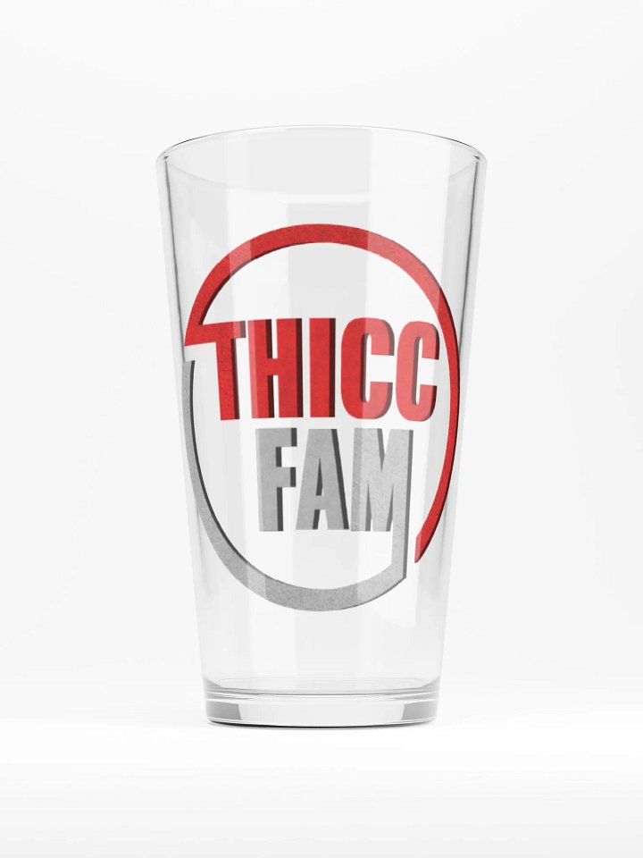 THICC FAM Pint Glass product image (1)